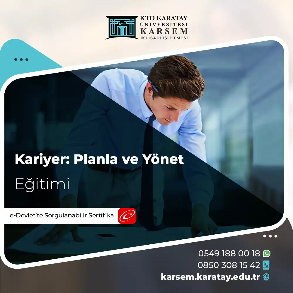 Kariyer: Planla ve Yönet Eğitimi Sertifika Programı